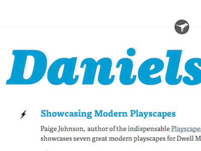 v.1 Masthead of Danielsaurus.com