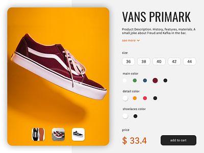 Customize Product | Daily UI #033 custom customize daily 100 challenge dailyui sneakers