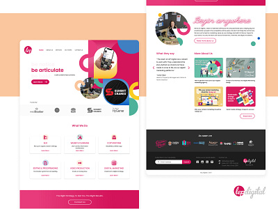 Website Reimagined branding design flat minimal online learning reimagined ui ui design ux web web design website