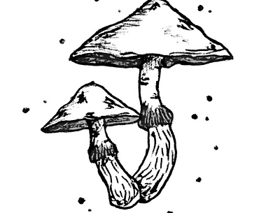 Mushrooms 🌲🍄 affinitydesigner design drawing halloween icon illustration inktober sketch