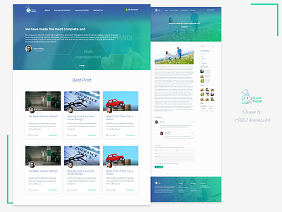 Insurance hopper daily ui dailyui design insurance ui ui ux ui design user experience user inteface