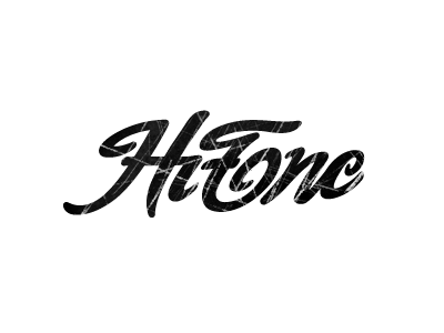 Hi-Tone hi tone hip hop logo musician script typography wordmark