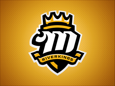 Mississippi RiverKings crown hockey king kings memphis mississippi ribbon river riverkings shield sphl team