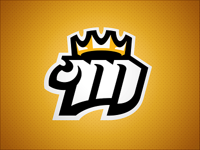 Mississippi RiverKings Secondary Logo crown hockey king kings memphis mississippi ribbon river riverkings shield sphl team