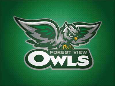Forest View Owls elementary forest mascot owl owls school