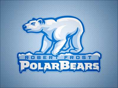 Robert Frost Polar Bears bear bears elementary frost ice mascot polar school