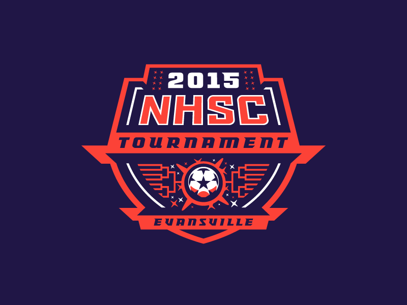 2015 NHSC Tournament bracket crest shield stadium field tournament championship football soccer