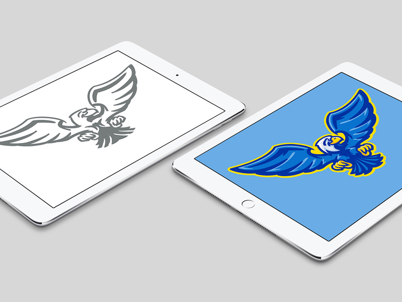 CCSD21 - Sketch Refinement school sports process characters mascot character sketches sketch