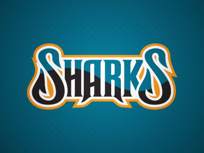 San Jose Sharks Wordmark Concept boucher brian cage concept goalie goaltender jose mask nhl san sharks stolen wordmark work