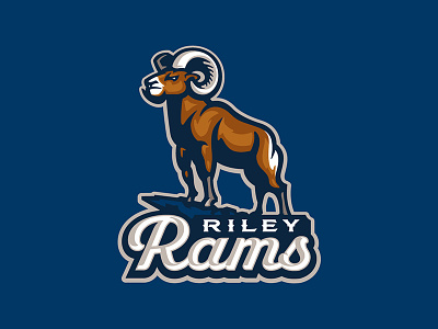 Riley Elementary School bighorn character elementary horn mascot mountain ram rams school sheep