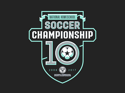 NHSC Tournament Logo 2017 anniversary championship crest football national shield soccer tournament