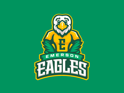 Emerson Eagles cartoon character eagle eagles elementary fun mascot school sports