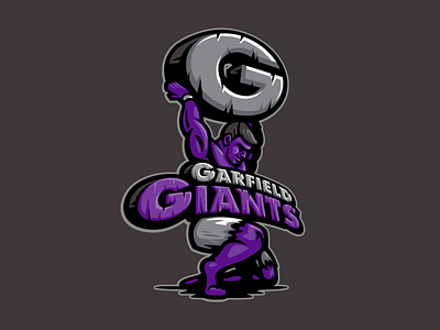Garfield Giants atlas character elementary giant giants hulk mascot school
