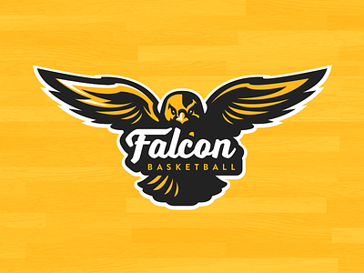 Falcon Basketball basketball club falcon falcons logo sports