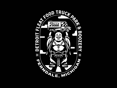 Detroit Fleat – Illustration bar booze detroit food food and drink food truck foodie fun illustration michigan restaurant restaurant branding
