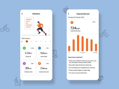 Fit to Fit - Run, Fitness App Design, App Design