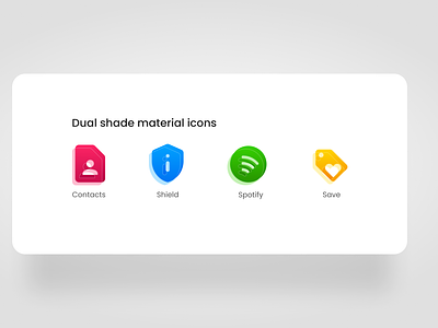 Dual Shade Material Icons - Dual Shade Icons - Blur Icons