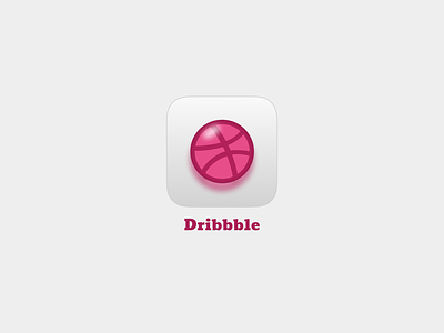 Dribbble Shots, Icon, 3D Icon, Dribble 3D Icon, Dribble Glass Ic