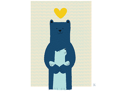 Happy Mother's Day! bear illustration mothersday mum