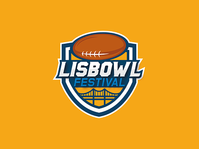 Lisbowl Festival brand branding festival illustration indentity logo sport vector