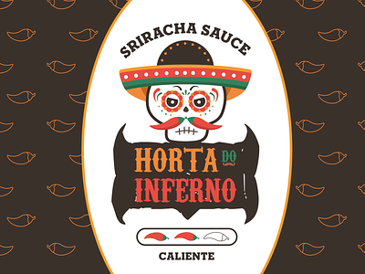 Horta do Inferno brand branding illustration indentity logo vector