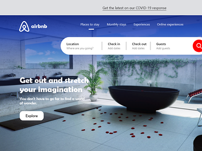 Airbnb Landing page design thinking landing page product design recreate shecodeafrica ui ux