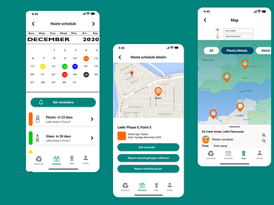 Recycle Mapping product design recycle ui ux