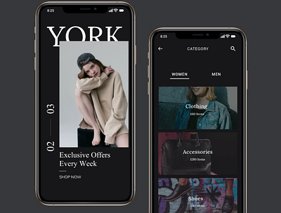 York app design brand design mobile app design product design ui ux