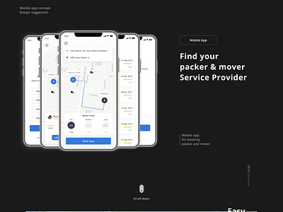 Adding new feature in the existing NoBroker app contact driver contact driver mobile app design service provider user experience design