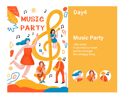 Music Party illustration