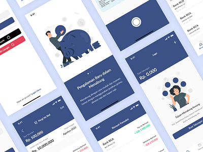 Nabung Kuy! - A new way to save your money app figma finance financeapp login mobile mobileapps money saving uidesign uiux uxdesign