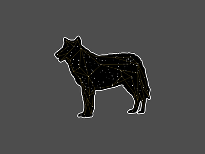 Lupo Constellation Sticker