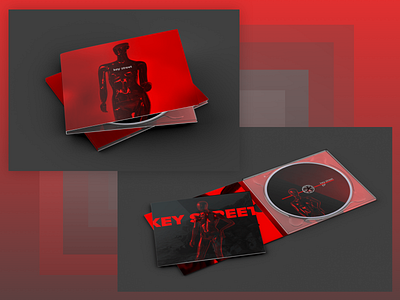 Key street CD Cover branding cd case cd cover cd packaging design graphic illustration logo music music album music artist music cover typography