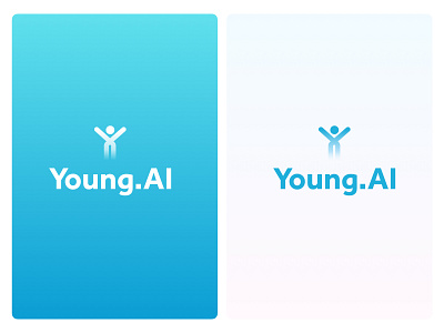 Young.AI logo branding branding brand identity design graphic design healtcare logo logo design logotype medicine app typography web