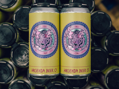 Hacienda beer label  - True Hallucinations