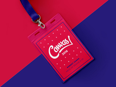 Canvas Conference Lanyard by Rob James on Dribbble