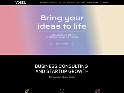 Homepage | Business Consulting branding design graphic design illustration logo typography ui ux vector webdesign