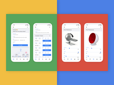 gTransit - Mobile App concept fun google product design ui ux
