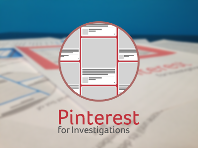 Pinterest for Investigations | SMI Series design flat ui freebie pinterest print social media ui