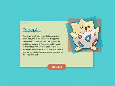 Landing - Daily UI - 003 003 daily ui landing pokemon