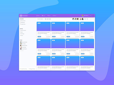 Product UI Concept - Practice design gradient product sass ui ux