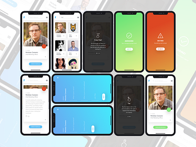 Yodah - Find a Mentor App mentor mobile mobile app onboarding sketch views