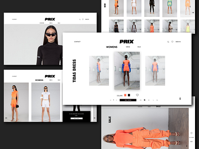 Prix website concept adobexd design shop shopping ui ui design uidesign ux web website website design