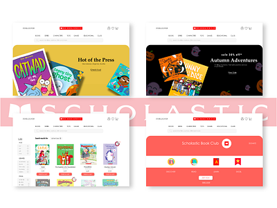 Redesigning Scholastic Books Website