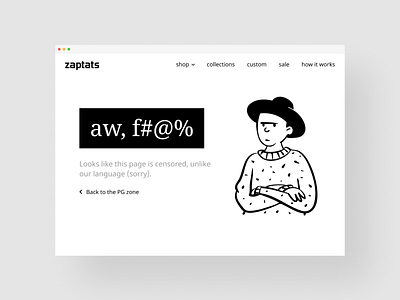 Error Page - zaptats