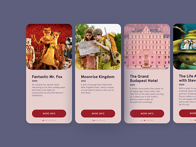 Wes Anderson Info Cards