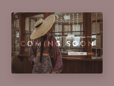 New Collection Coming Soon 100 days of ui 100daysofui coming soon daily ui daily ui challenge dailyui dailyuichallenge ui design web design website