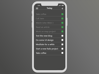 042 - Todo List app app ui dailyui design dribble front end front end frontend mobile mobile app mobile app design mobile design mobile ui ui ui template ux