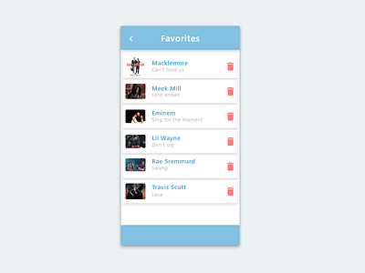 044 - Favorites app app ui dailyui design dribbble dribble favorite favorites front end front end frontend mobile mobile app mobile app design mobile design mobile ui ui ui template ux