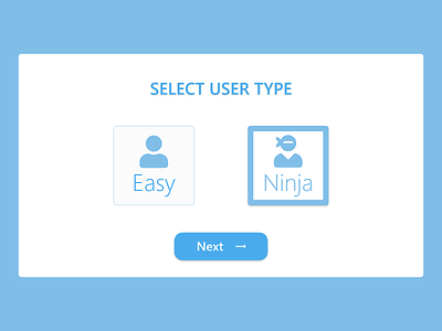 064 - Select User Type daily ui dailyui design dribbble dribble front end front end frontend select select user type ui ui template user type ux web